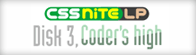 バナー：CSS NITE LP Disk 3,Coder's high